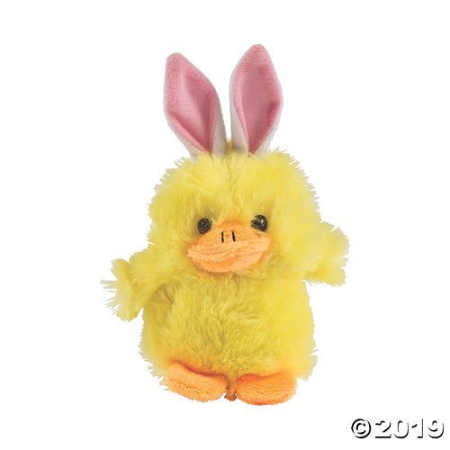 Easter Stuffed Ducks with Bunny Ears