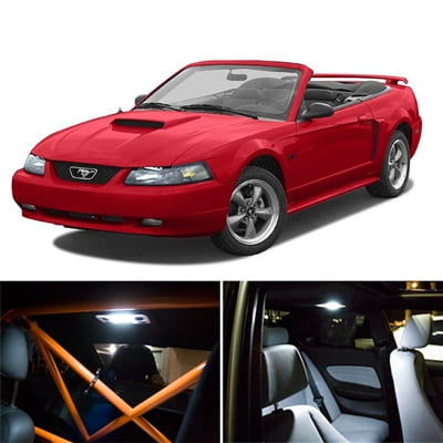 Mustang Interior - LED KIT FOR Ford Mustang Interior Package LED Lights Kit SMD 6000K White 1999-2004