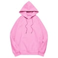 thumbnail image 5 of Womens Hoodie 2025 Fall Winter Drop Shoulder Blank Plain Hoodies with Pockets Hooded Sweatshirt Hoodie Women Pullover, 5 of 6