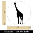 thumbnail image 2 of Giraffe Standing Solid Self-Inking Rubber Stamp Ink Stamper - Brown Ink - Medium 1 Inch, 2 of 7