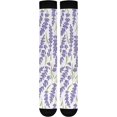 thumbnail image 7 of FREEAMG Lavender Compression Socks Women Men Long Stocking (20-30mmHg) Travel Knee High Stockings for Athletic Sports,Running,Cycling,Nursing, 7 of 7