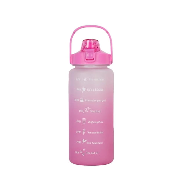 Botella Mainstays Motivacional 2.1 l Rosa
