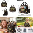 thumbnail image 3 of FOR U DESIGNS Butterfly Mushroom Daisy Floral Print Backpack and Lunch Bag Set Multi-Pockets Backpack with Pencil Case Water Bottle Sleeve Bookmark Keychain Book Bag for Kids Primary, 3 of 7