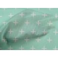 thumbnail image 4 of oneOone Cotton Cambric Fabric Plus Sign Kasuri Decor Fabric Printed BTY 56 Inch Wide, 4 of 4
