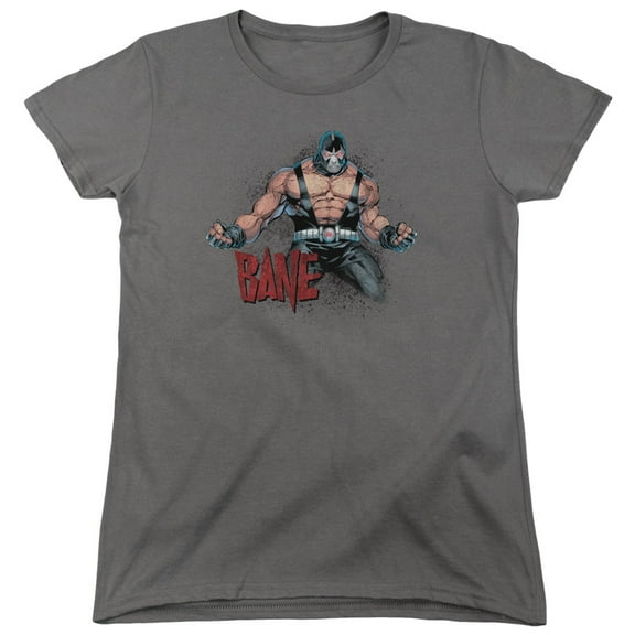 Batman Bane Flex S/S Women's T-Shirt-Charcoal