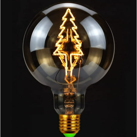 

LINLIN LED Edison Bulb LED Decorative Firework Light Bulb LED Filament Bulb Decorative Light Bulb Globe E27 110-130V 4W