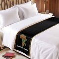 thumbnail image 3 of Black History Month Bed Runner for King Size Bed, Retro Abastract Texture Soft Bedding Scarf Bedding Protector Slipcover Sofa Throw for Bedroom Hotel Guesthouse, 3 of 8