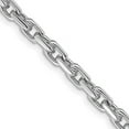 thumbnail image 3 of 14K White Gold 4.25mm Fancy Link Chain 24 Inch, 3 of 5
