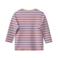 thumbnail image 4 of CCRFTGI Girls 3/4 Sleeve Shirts Fall Trendy Girls Tops Size 10-12 Crew Neck Tee Shirts Cute Kids Tween Girls Striped Clothes Pink 5-6 Years, 4 of 4