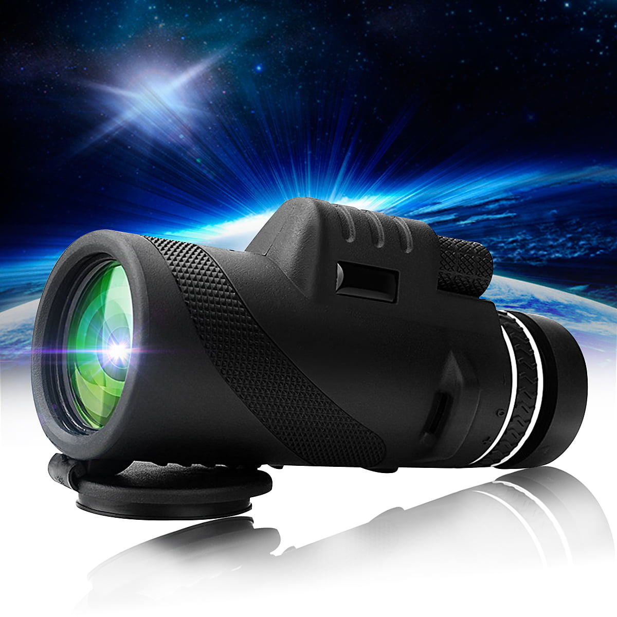 40X60 Focus Zoom Portable HD Optics Lens Hiking Monocular Telescope With Bag New 