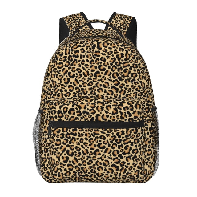 Fotbe Leopard Print Mochila Casual con Estampado para Escuela, Viajes y Actividades al Aire Libre - Duradera, Ligera y Cómoda