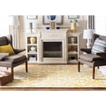 thumbnail image 3 of Safavieh Dip Dye Ernest Distressed Area Rug, Ivory/Gold, 7' x 7' Square, 3 of 13