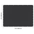 thumbnail image 4 of VEVOR 90% Sun Shade Cloth, 8 x 12 ft Pergola Shade Cover with Stainless Steel Grommets, Sun Shades Canopy Privacy Screen with 140 GSM HDPE Material, for Outdoor, Patio, Garden, and Backyard (Black), 4 of 9