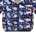 thumbnail image 7 of Kogui Toddler Coats for Girls Infant Baby Girls Winter Coat Hoods Padded Lightweight Jacket Zipper Outwear Snowsuit for Toddlers Boys 3T 4T (Navy,3-4 Years), 7 of 7