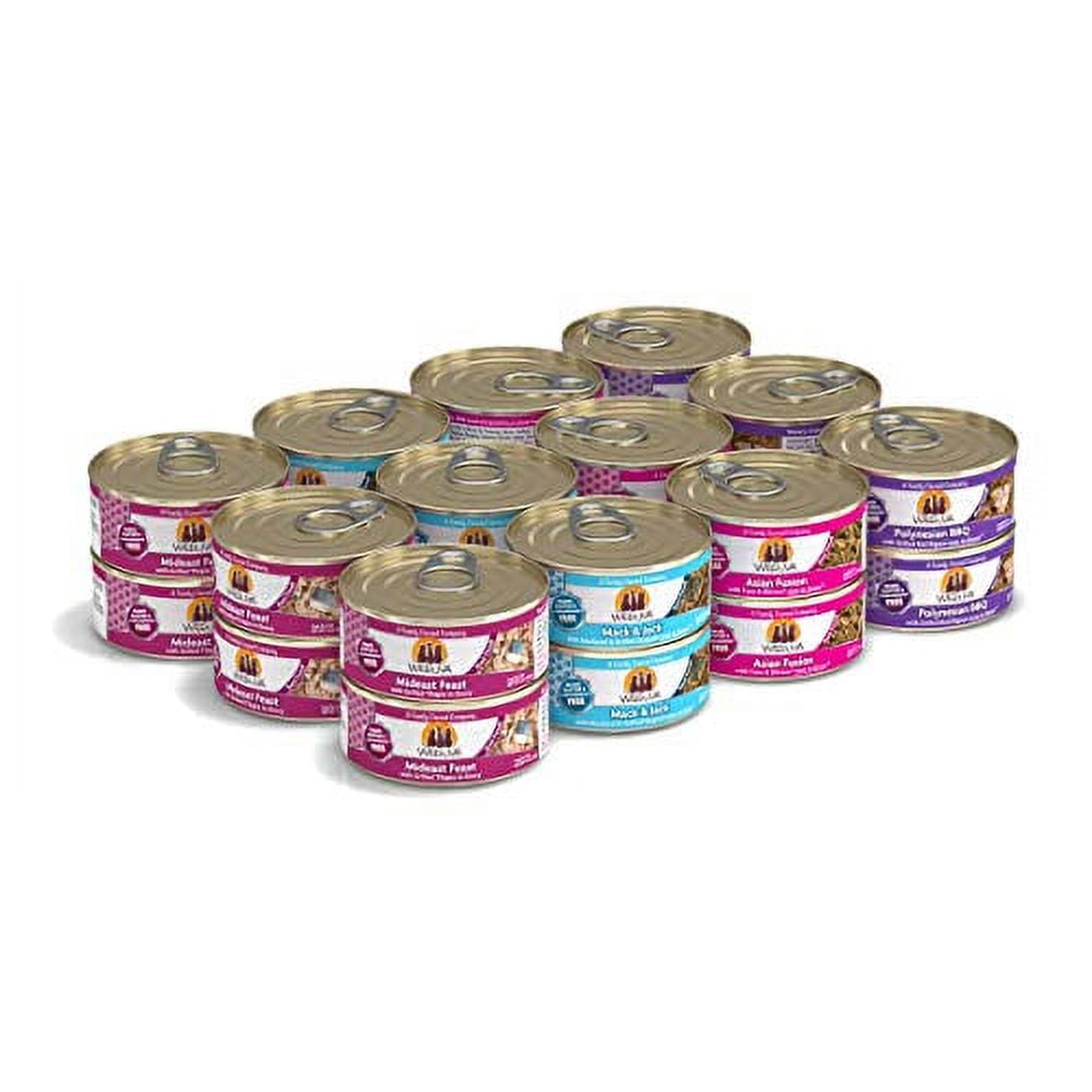 Weruva Classics Frisky Fishin' Friends Variety Pack Wet Cat Food, 5.5 oz., Count of 24