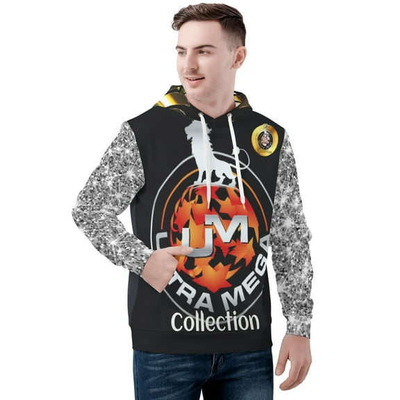 UltraMega Collection MegaRoyal Hoodie EcoSmart Fleece Hoodie, Cotton-Blend Fleece Hooded Sweatshirt