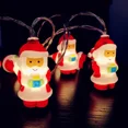 thumbnail image 2 of Cadena de luces de muñeco de Ancianos de Navidad , adecuada para recámara, árbol de Navidad, decoración de fiestas(Batería)(3.20 metros y 20 luces), 2 of 5