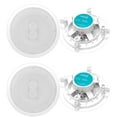 thumbnail image 1 of PYLE PWRC82 8" 2 Way Indoor/Outdoor Waterproof Ceiling Speakers, (4 Pack), 1 of 4