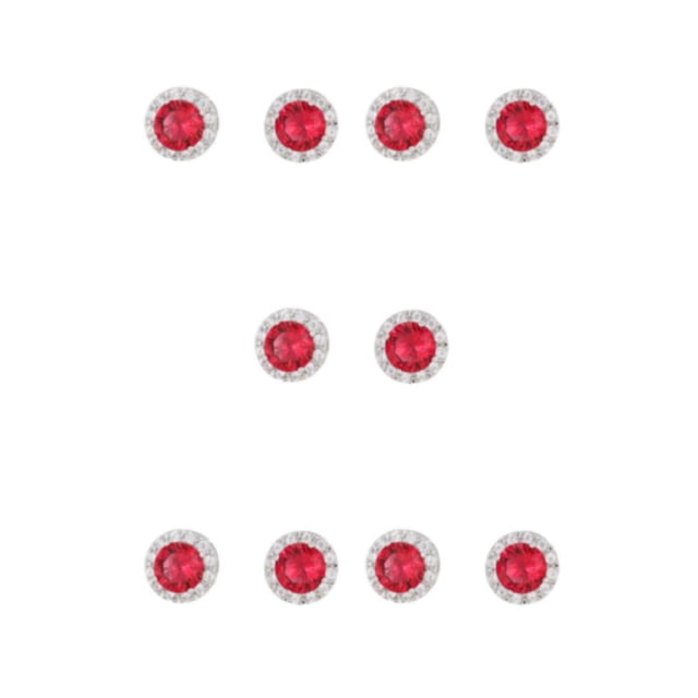 Sonducket 1 par de pendientes de tuerca para mujer, Color sólido, reemplazo exquisito, redondo, a la moda, para mujer, regalo de cumpleaños, Type2 NO2