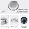 thumbnail image 4 of Titanium Non-stick Camping Frying Pan with Folding Handle Outdoor Plate Dish Bowl Skillet Tableware, 4 of 4