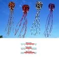 thumbnail image 3 of Flmtop 157inch Software Octopus Kite with Long Tail Outdoor Activity Adults Kids Toy, 3 of 10