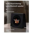 thumbnail image 3 of Altavoz Bluetooth con Ruido Retro Tocadiscos Sueño Altavoz Pantalla de Alta Definición Subwoofer Reloj Reproductor Música B, 3 of 5