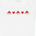 thumbnail image 4 of Inktastic Sock Monkey Heart Border Boys or Girls Baby Bodysuit, 4 of 5