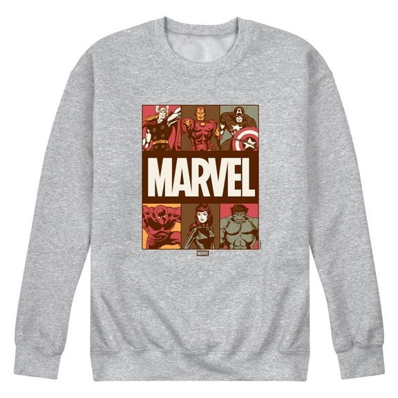 Marvel - Fall Marvel - Men's Long Sleeve Crew Fleece Sweatshirt