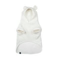 thumbnail image 6 of Gap Pet, Dog Clothes, Recycled White Sherpa Bear Ear Pet Hoodie, 6 of 7