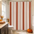 thumbnail image 6 of Red Striped Shower Curtains for Bathroom, Modern Minimalist Stripes Farmhouse Waterproof Fabric Shower Curtain, Decorative Bathroom Curtain for Bathtub, 36"x72", No Hooks Included, 6 of 9