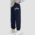 thumbnail image 6 of Linfrsh Toddler Boys Sweatpants Kids Athletic Casual Cotton Elastic Drawstring Jogging Pants Navy,10-12 t, 6 of 7