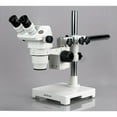 thumbnail image 2 of AmScope 3.35X-45X Stereo Zoom Microscope on Boom w/ Fiber Optic Ring Light New, 2 of 4