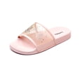 thumbnail image 4 of Luckers Women's Sandals, Rhinestone Embellished Mesh Slip-On Butterflies, Pink, Size 7, 4 of 7