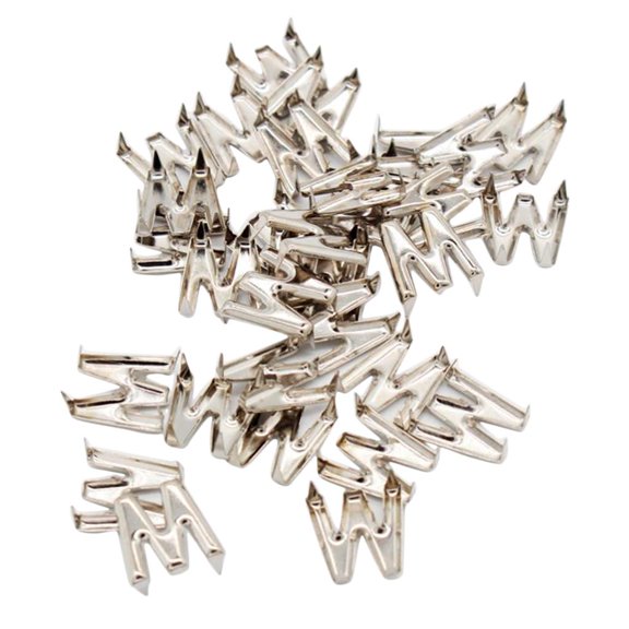 EHJRE 30 Pcs Letters Rivets Metal DIY Studs Rivets Studs Metal Rivets Alphabet M W N