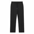 thumbnail image 4 of Inleife Big and Tall Pants Men Solid-Color Casual Loose Fashion Sporty Elastic-Waist Drawstring Pocket Straight Leg Sweatpants, 4 of 6