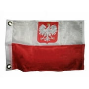 12x18 12"x18" Country Poland Polska Old Eagle Boat Flag Indoor/Outdoor Grommets