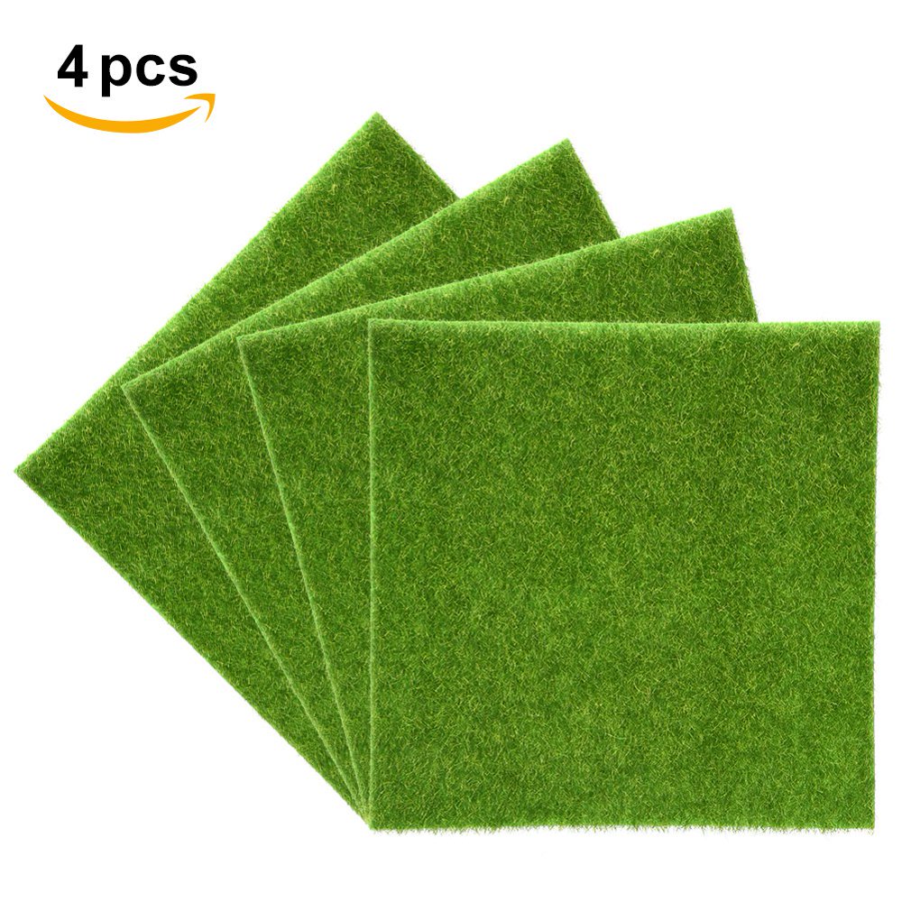 Tebru Deluxe Realistic Artificial Grass Rug Synthetic Thick Lawn Turf