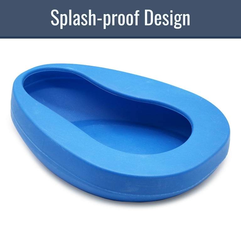 DMI Bedpan for Bariatric Adults with No Spill or Splash Design