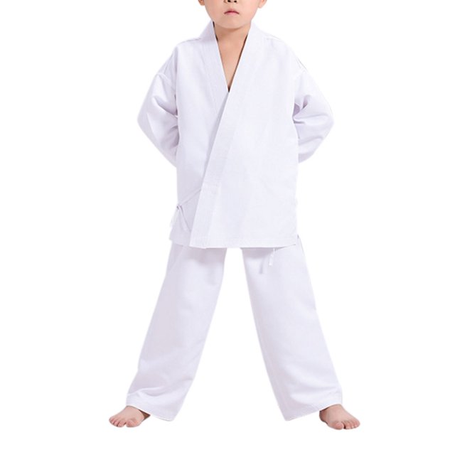 Greeniant Taekwondo Karate traje niños adultos artes marciales blusa pantalones disfraces Boxeo blanco METRO Greeniant CE0699-02B