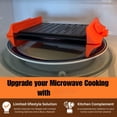 thumbnail image 7 of Microwave Sandwich Maker | Grill Cheese Crisper Toaster Cookware Panini Press Cooking Fast And Dishwasher Safe Orange, 7 of 7