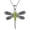 08-Aug-Peridot, variant on Dragonfly Necklace 925 Sterling Silver Heart JulyBirthstone Pendant Cute Dragonfly Jewelry Gift for Women Lovers
