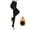 Black, variant on Samdudou Womens Fleece Lined Leggings High Waisted Thermal Tights Thick Warm Winter Bottoms Step On Foot Yoga Pants Stretchy Athletic Activewear for Cold Weather