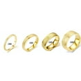 thumbnail image 3 of Elegant Frosted Couple Ring in Adjustable Size for Fashion Enthusiasts, 3 of 8