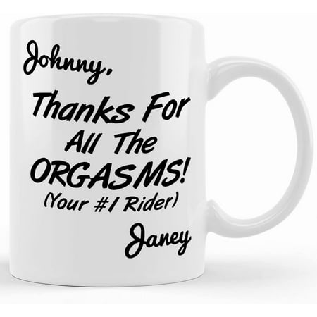 

Thanks For All The Orgasms Anniversary Mug Inappropriate Gifts For Men Funny Gift Naughty Mug Ceramic Novelty Coffee Mugs 11oz 15oz Mug Tea Cup Gift Present Mug For