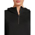 thumbnail image 4 of Avia Women's Seamed Quarter Zip Hoodie, Sizes XS-XXXL, 4 of 5