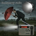 thumbnail image 4 of Peggybuy Full Band Solar Powered AM/FM/SW Radio Emergency LED Flashlight Power Bank, 4 of 9
