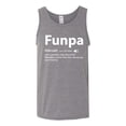 thumbnail image 2 of Wild Bobby,Funpa Like A Regular Grandpa Only Way Cooler, Father's Day, Men Graphic Tank Top, Heather Grey, Large, 2 of 3