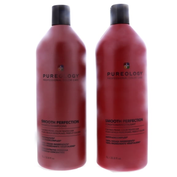 Pureology Smooth Perfection Conditioner, 33.8 oz 1 Pc, Pureology Smooth Perfection Shampoo, 33.8 oz 1 Pc