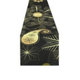 thumbnail image 3 of MKHERT Snowflakes and Stars Table Runner for Wedding Party Banquet Decoration 14x72 inch, 3 of 3