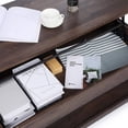 thumbnail image 5 of Caffoz Smith Classic Home Décor Style Storage Coffee Table with Smoky Oak, 5 of 10